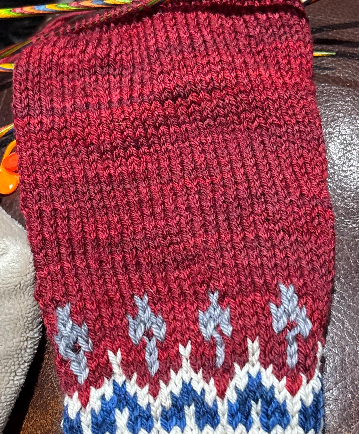 Baccara Rose, a deep rich dark bright red DK and fingering (Copy)