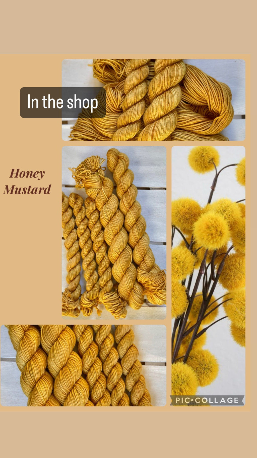 Honey Mustard, part of “Earth Tone Series”, DK and fingering