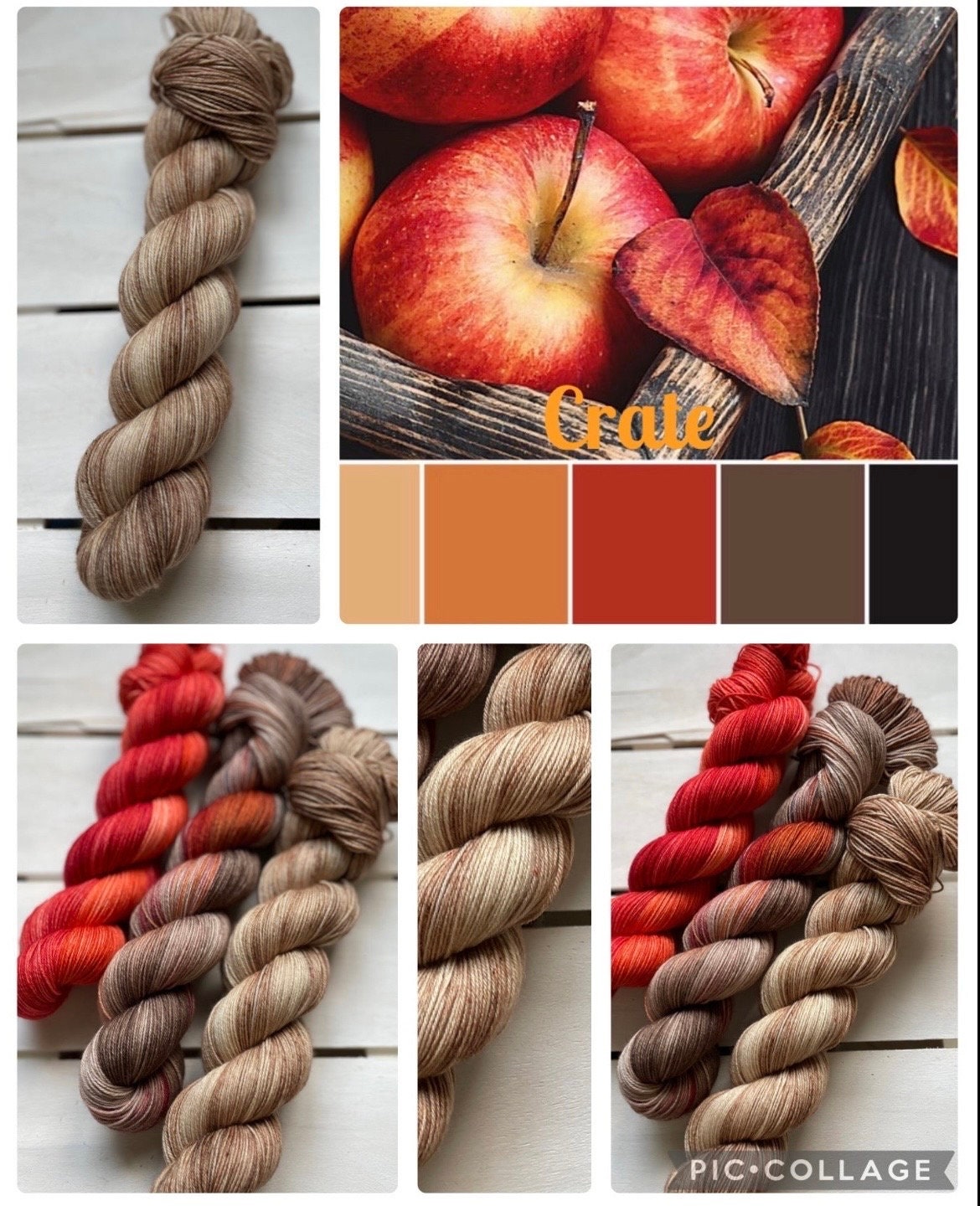 Crate, light tan, slight brown, DK and fingering