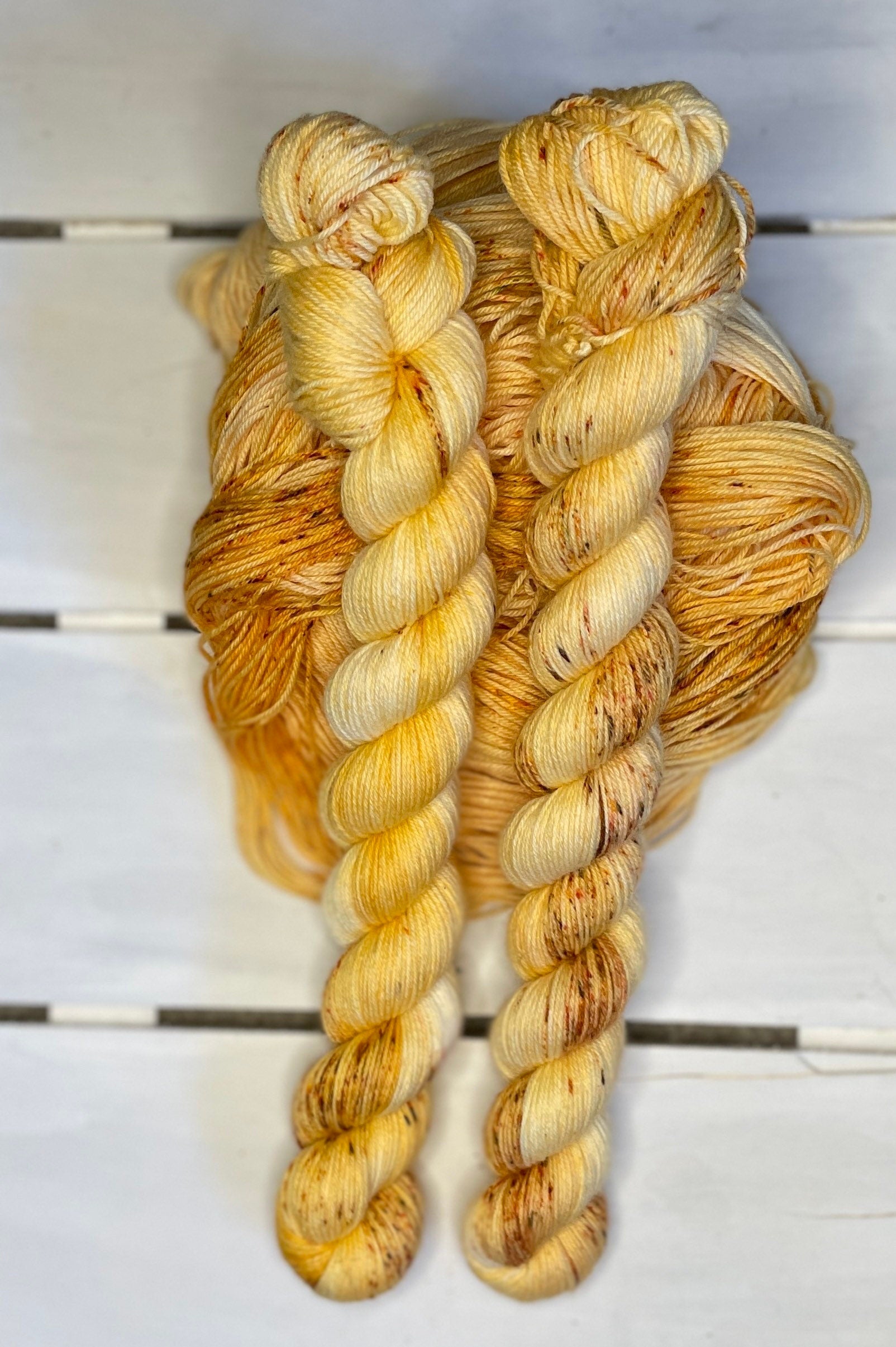 Heavenly Honey Yarn: Peachy Cream Superwash Merino Nylon Wool Blend