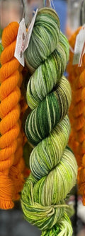 Enchanted Forest, all the green love, DK and fingering