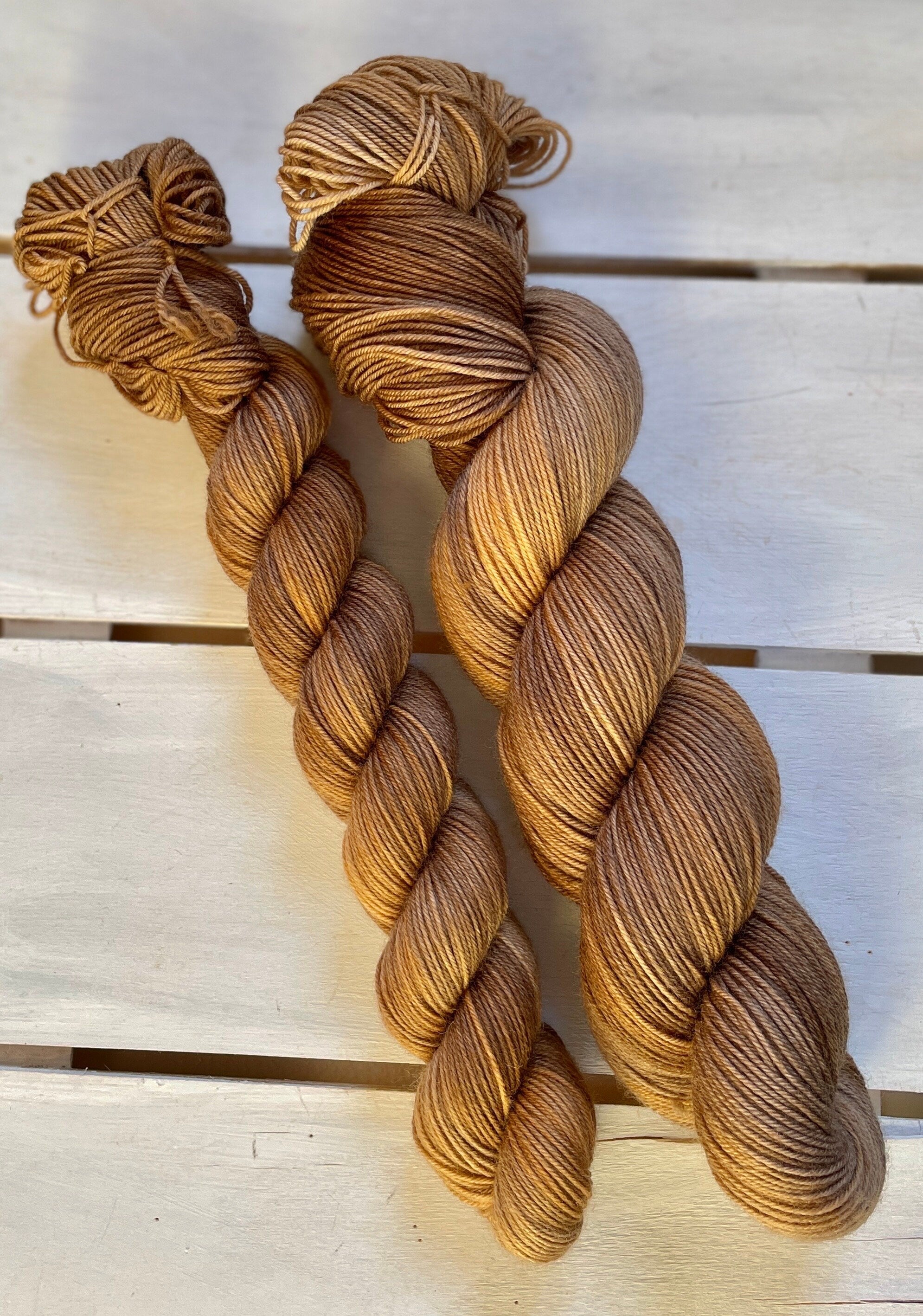 Teddy Bear, the softest of browns, DK and fingering