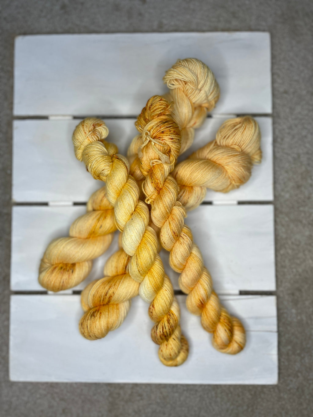 Heavenly Honey Yarn: Peachy Cream Superwash Merino Nylon Wool Blend