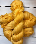 Silk Honey Mustard 50%silk 50% merino wool, DK fingering (Copy) (Copy)