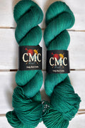 Emerald, deep vibrant green, merino wool, DK Fingering