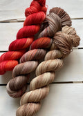 Crate, light tan, slight brown, DK and fingering