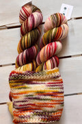 Fall Valley Merino Wool Yarn: Red, Orange, Yellow, Green (DK or Fingering)