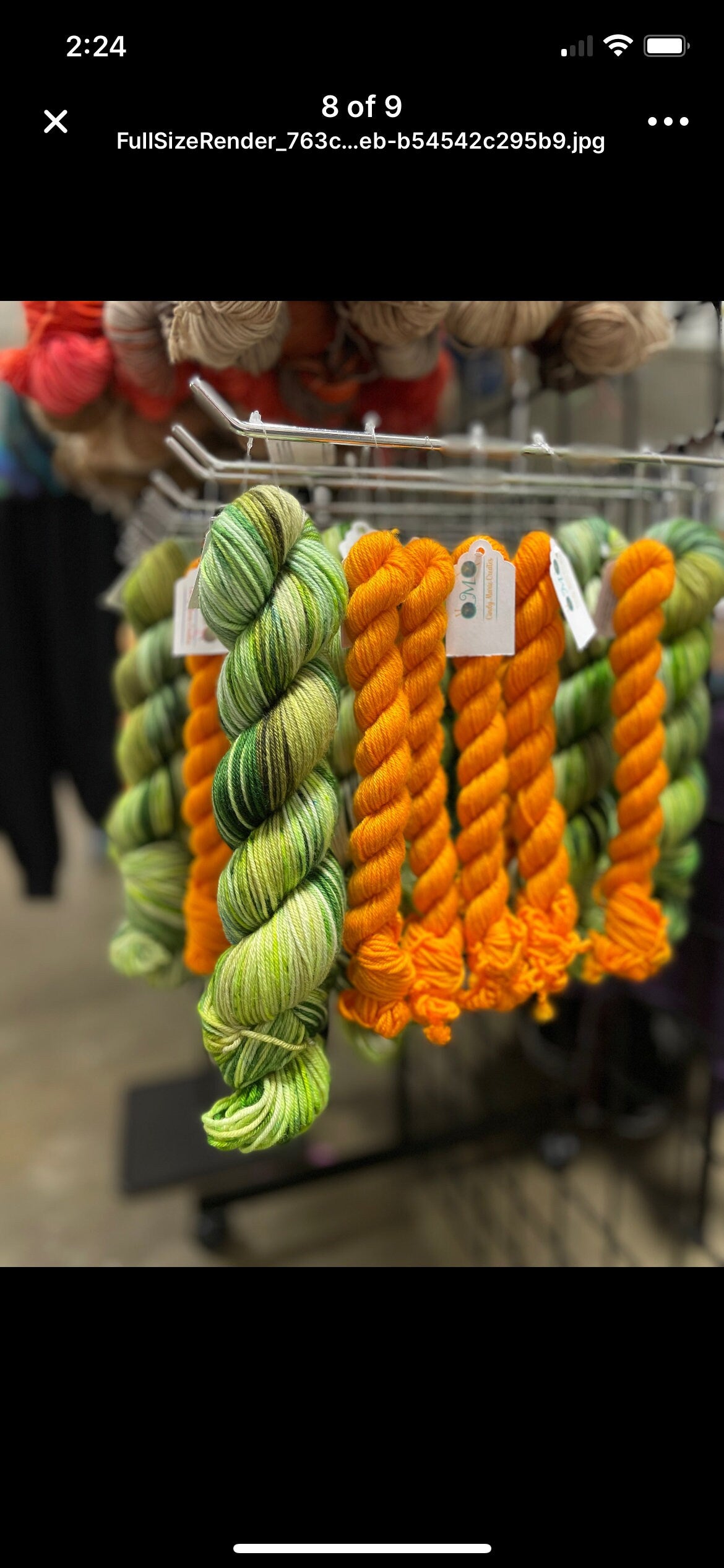 Enchanted Forest, all the green love, DK and fingering